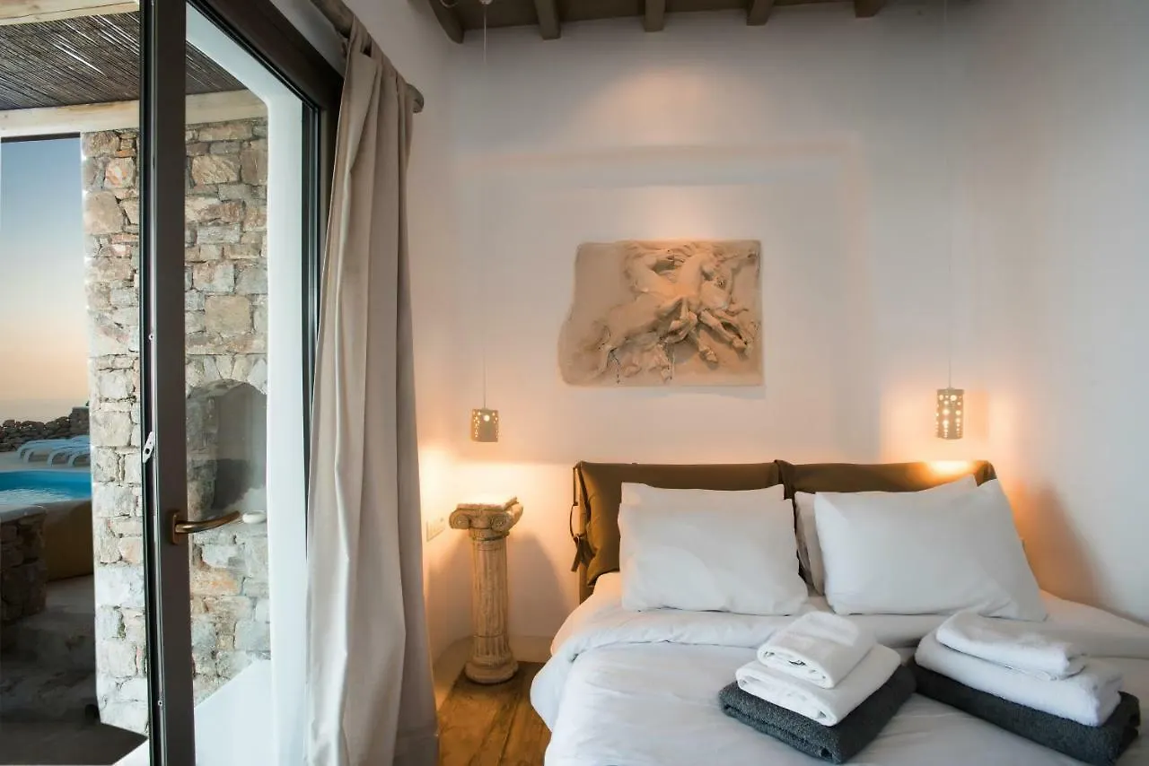 Luxury Athena Suite In Villa Georgia - Breathtaking Sea View And Pool Front Plintri Řecko